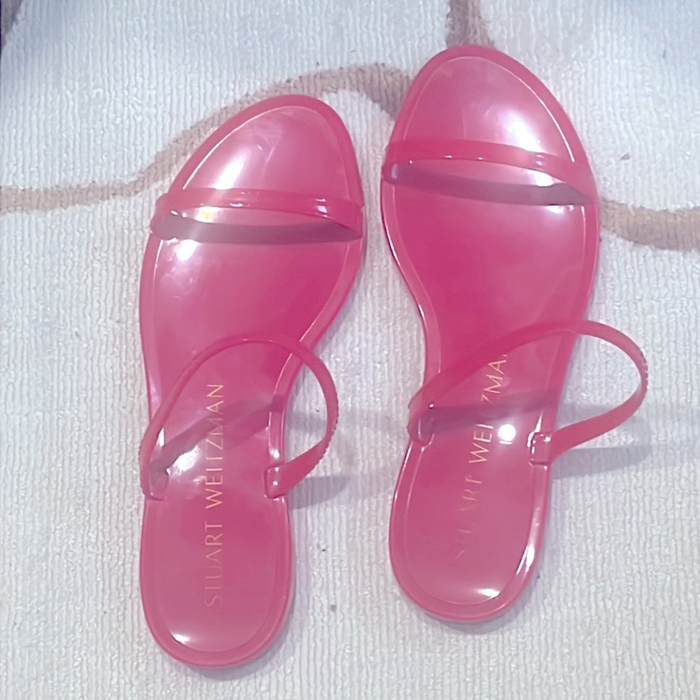 Stuart Weitzman Sawyer Sandal in Hot Pink size 6